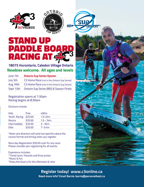 C3 SUP races flyer